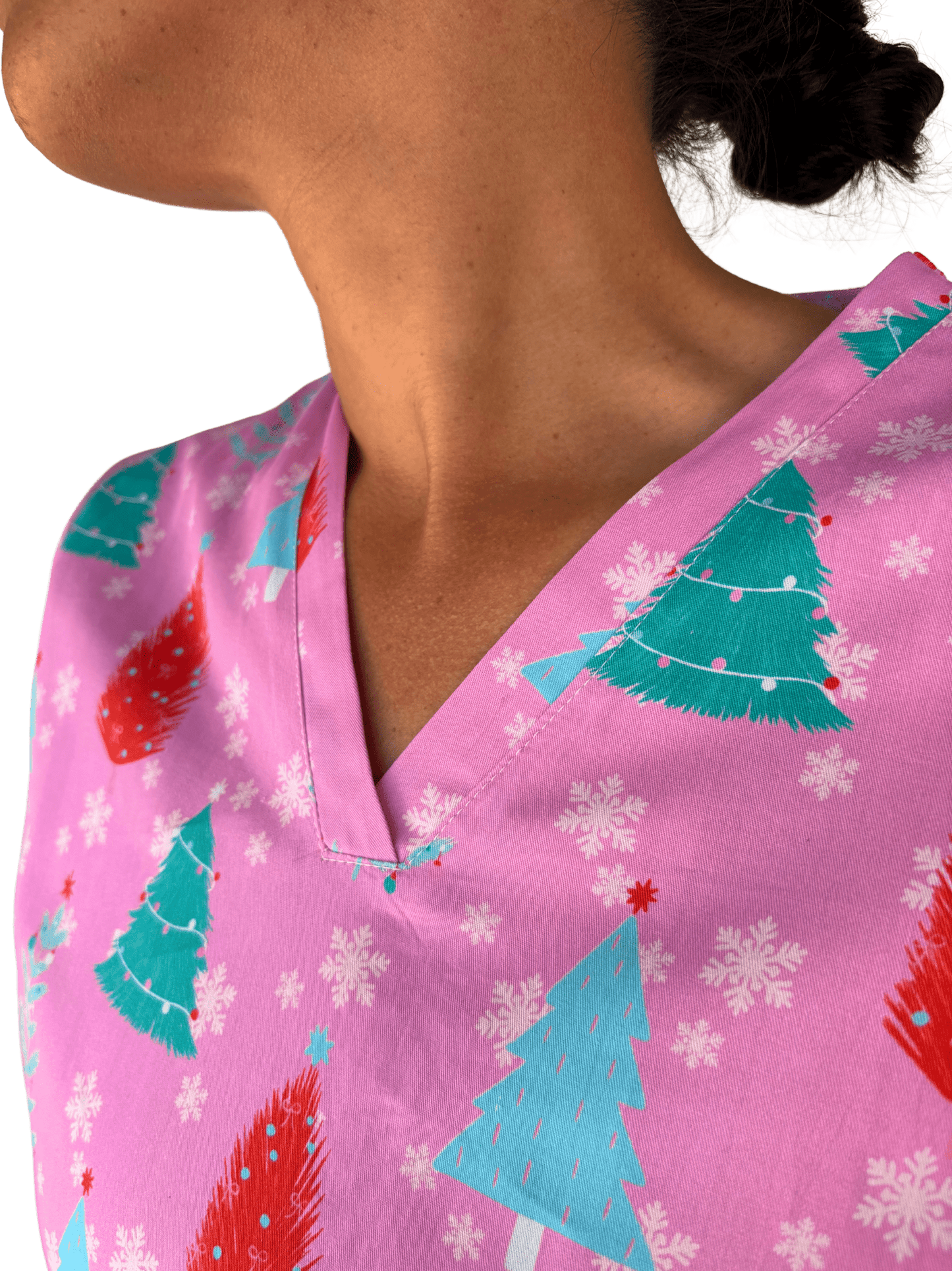 Pinkmas Cheer Scrub Set