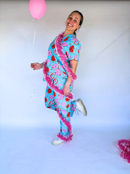 Bauble Babe Scrub set