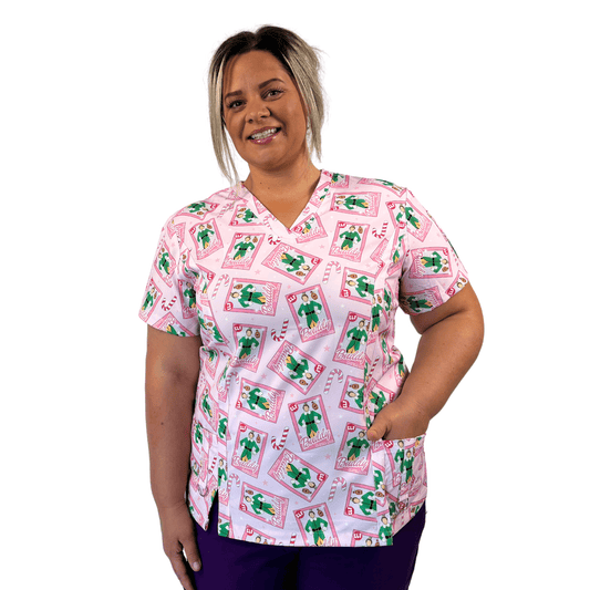Buddybox scrub top