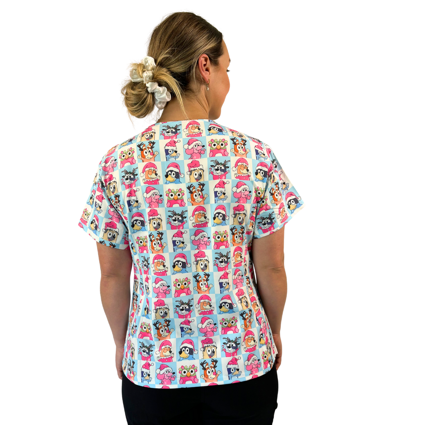 Blueybliss scrub top