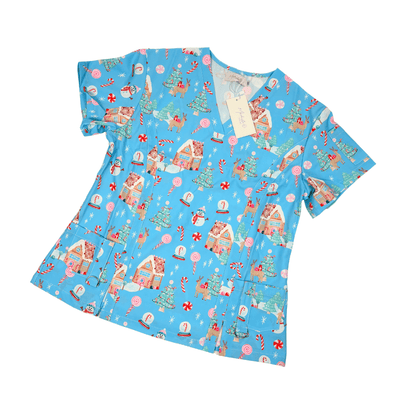 Gingerglow scrub top