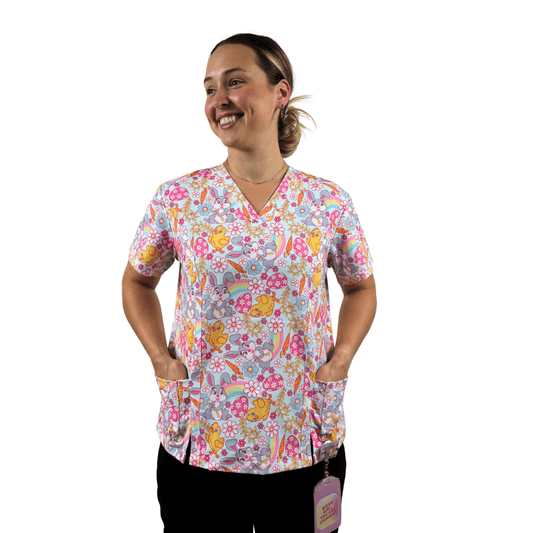 Eggstra-Bright Scrub top