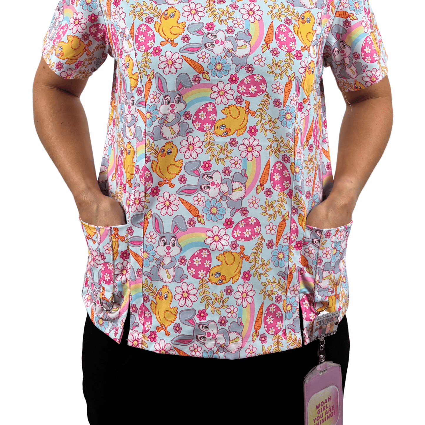 Eggstra-Bright Scrub top
