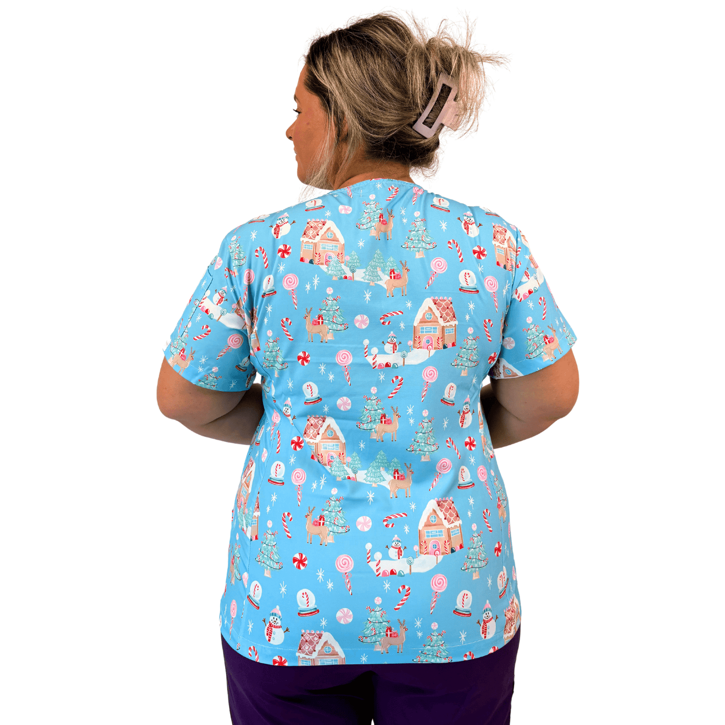 Gingerglow scrub top