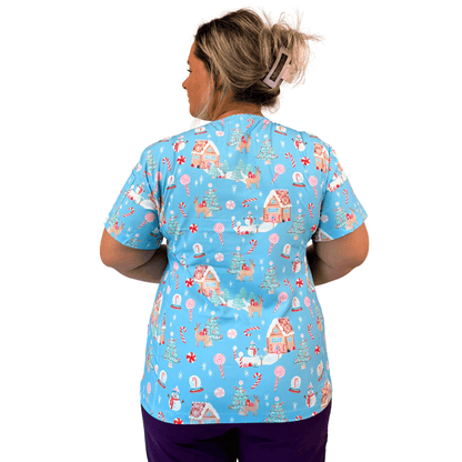 Gingerglow scrub top
