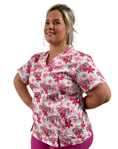 Uterivibe scrub top