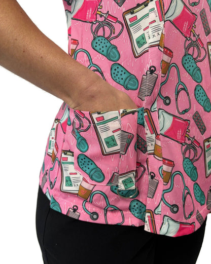 Nurse-essence scrub top
