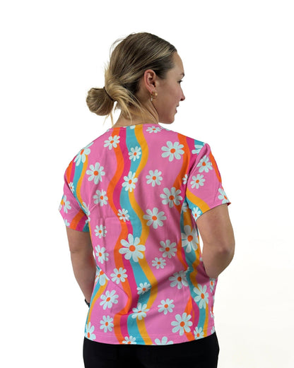 Malibugroove scrub top