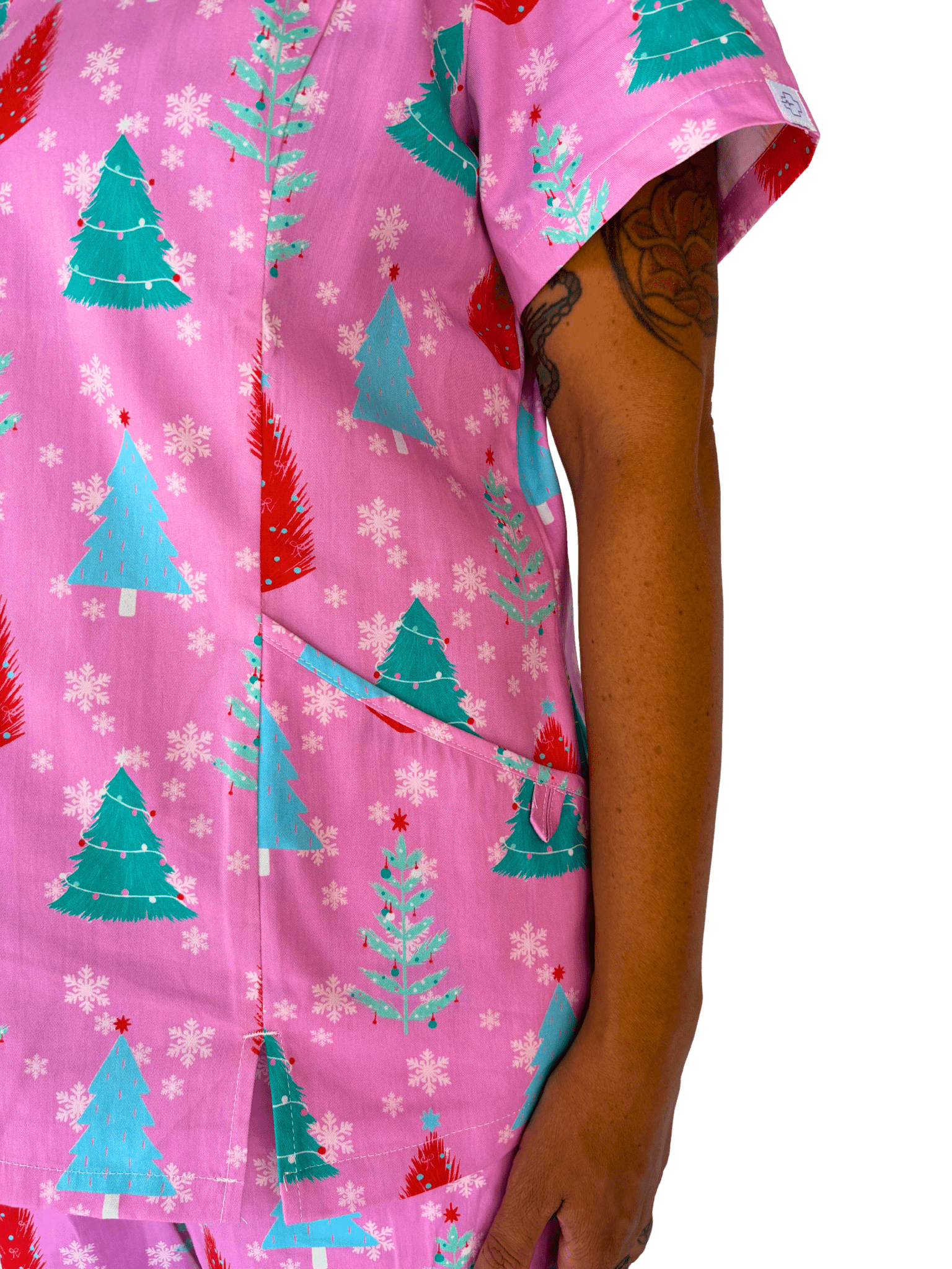 Pinkmas Cheer Scrub Set